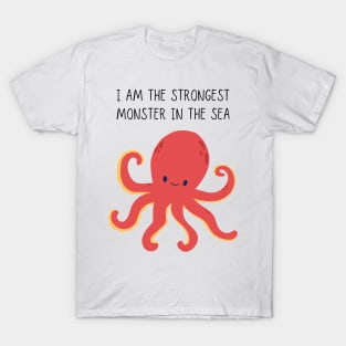 Cute Octopus Design T-Shirt